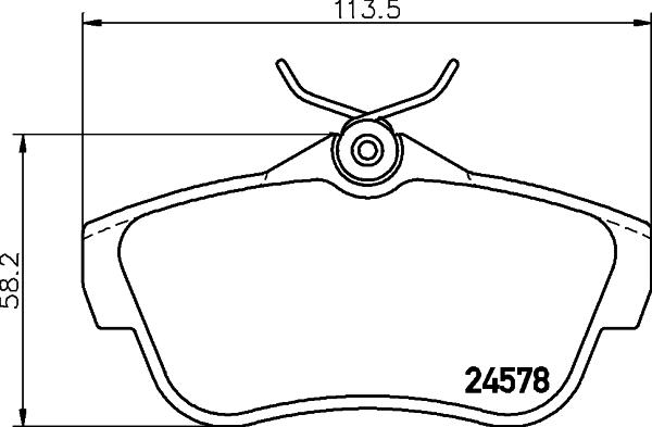 DON PCP1196 - Kit pastiglie freno, Freno a disco autozon.pro