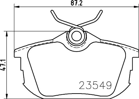 DON PCP1111 - Kit pastiglie freno, Freno a disco autozon.pro