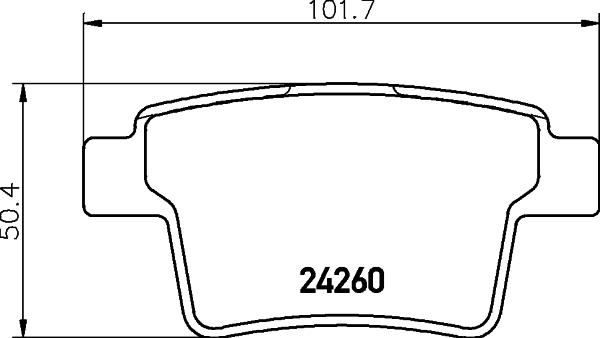 DON PCP1139 - Kit pastiglie freno, Freno a disco autozon.pro