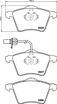 DON PCP1120 - Kit pastiglie freno, Freno a disco autozon.pro