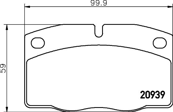 DON PCP1174 - Kit pastiglie freno, Freno a disco autozon.pro