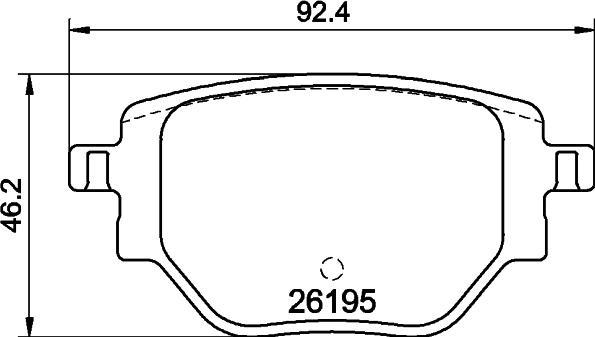 DON PCP1809 - Kit pastiglie freno, Freno a disco autozon.pro