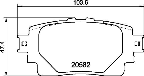 DON PCP1806 - Kit pastiglie freno, Freno a disco autozon.pro