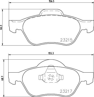 DON PCP1346 - Kit pastiglie freno, Freno a disco autozon.pro