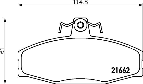 DON PCP1355 - Kit pastiglie freno, Freno a disco autozon.pro