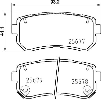 DON PCP1366 - Kit pastiglie freno, Freno a disco autozon.pro