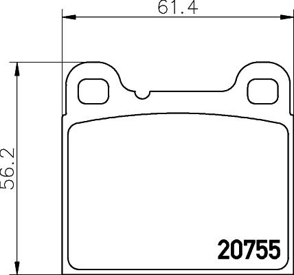 DON PCP1305 - Kit pastiglie freno, Freno a disco autozon.pro