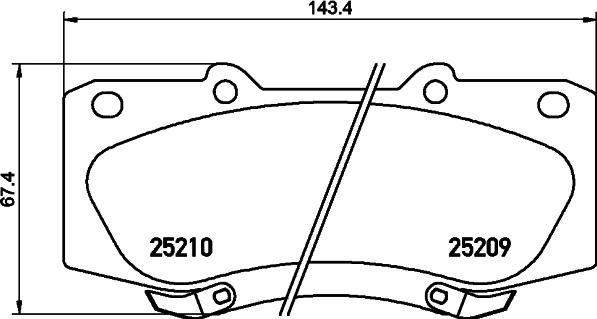 DON PCP1303 - Kit pastiglie freno, Freno a disco autozon.pro