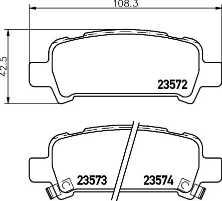 DON PCP1330 - Kit pastiglie freno, Freno a disco autozon.pro