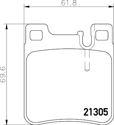 DON PCP1320 - Kit pastiglie freno, Freno a disco autozon.pro