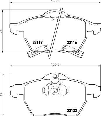 DON PCP1375 - Kit pastiglie freno, Freno a disco autozon.pro