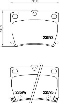 DON PCP1292 - Kit pastiglie freno, Freno a disco autozon.pro