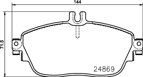 DON PCP1258 - Kit pastiglie freno, Freno a disco autozon.pro