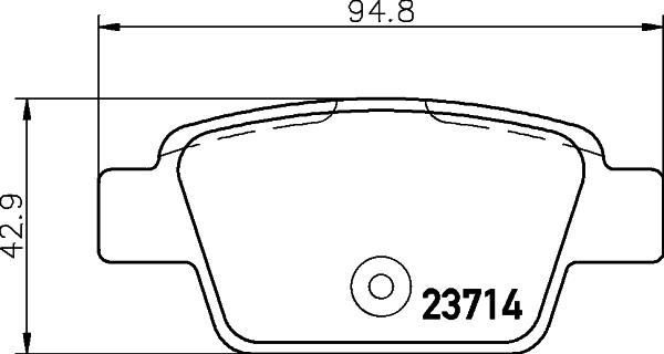 DON PCP1213 - Kit pastiglie freno, Freno a disco autozon.pro