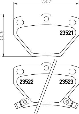 DON PCP1225 - Kit pastiglie freno, Freno a disco autozon.pro