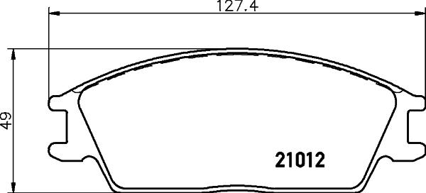 DON PCP1220 - Kit pastiglie freno, Freno a disco autozon.pro