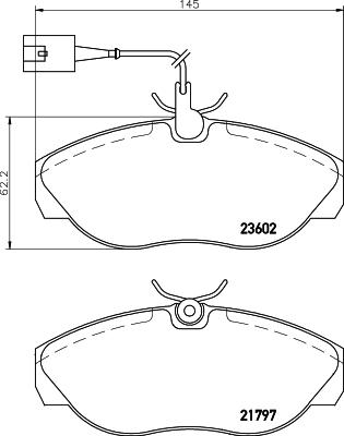 DON PCP1703 - Kit pastiglie freno, Freno a disco autozon.pro