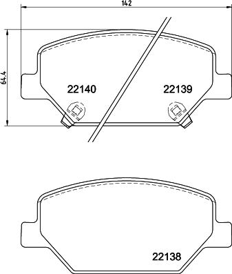 DON PCP1786 - Kit pastiglie freno, Freno a disco autozon.pro