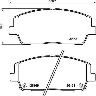 DON PCP1781 - Kit pastiglie freno, Freno a disco autozon.pro