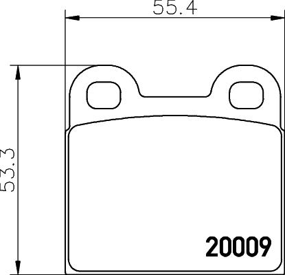 DON PCP2096 - Kit pastiglie freno, Freno a disco autozon.pro