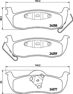 DON PCP2161 - Kit pastiglie freno, Freno a disco autozon.pro