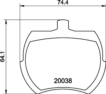 DON PCP2113 - Kit pastiglie freno, Freno a disco autozon.pro