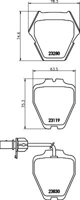 DON PCP2112 - Kit pastiglie freno, Freno a disco autozon.pro