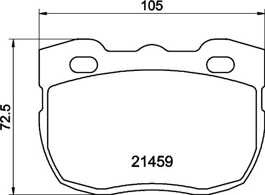 DON PCP2183 - Kit pastiglie freno, Freno a disco autozon.pro