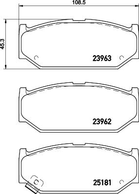 DON PCP2129 - Kit pastiglie freno, Freno a disco autozon.pro