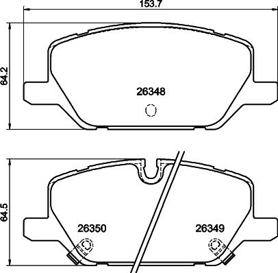 DON PCP2291 - Kit pastiglie freno, Freno a disco autozon.pro