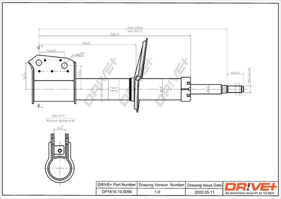 Dr!ve+ DP1610.10.0096 - Ammortizzatore autozon.pro