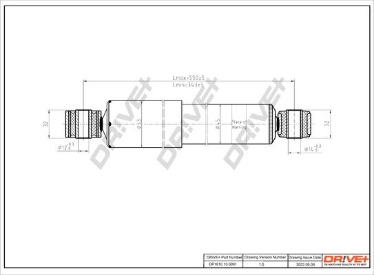 Dr!ve+ DP1610.10.0091 - Ammortizzatore autozon.pro