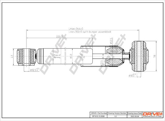 Dr!ve+ DP1610.10.0098 - Ammortizzatore autozon.pro