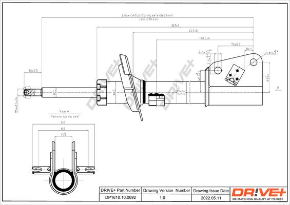 Dr!ve+ DP1610.10.0092 - Ammortizzatore autozon.pro