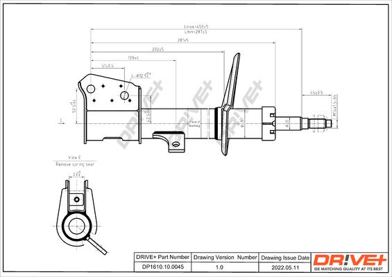 Dr!ve+ DP1610.10.0045 - Ammortizzatore autozon.pro