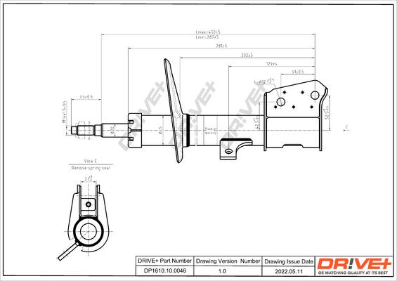 Dr!ve+ DP1610.10.0046 - Ammortizzatore autozon.pro