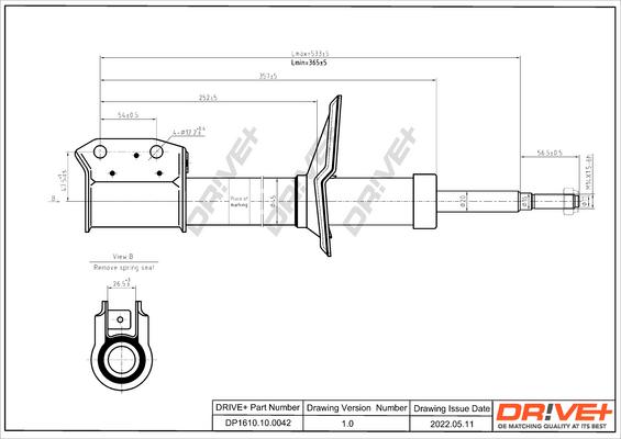 Dr!ve+ DP1610.10.0042 - Ammortizzatore autozon.pro