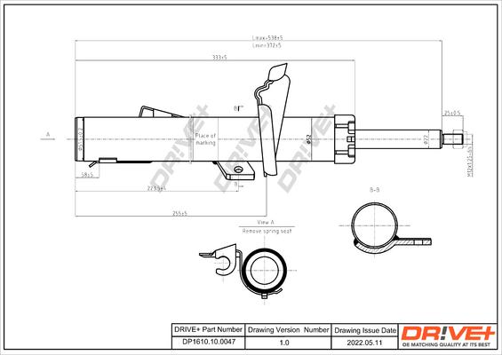 Dr!ve+ DP1610.10.0047 - Ammortizzatore autozon.pro