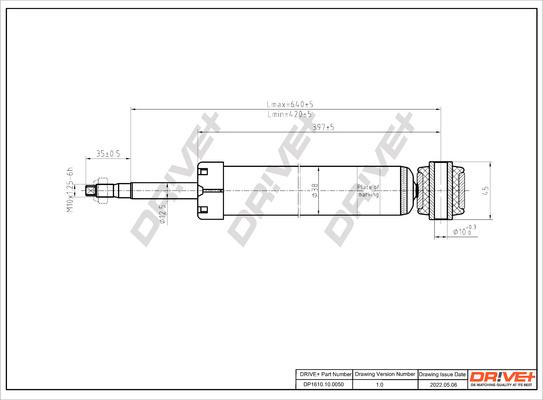 Dr!ve+ DP1610.10.0050 - Ammortizzatore autozon.pro