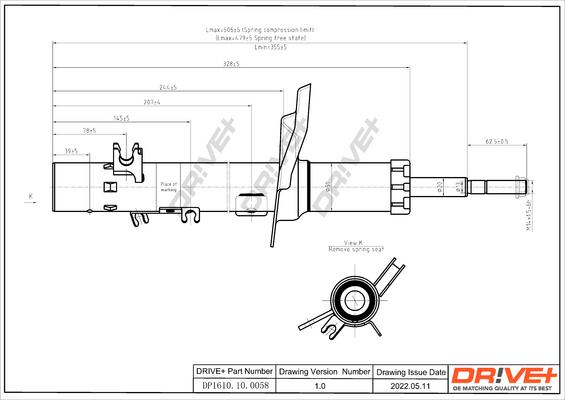 Dr!ve+ DP1610.10.0058 - Ammortizzatore autozon.pro