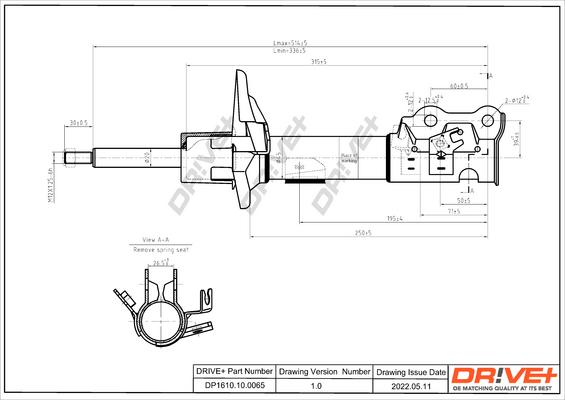 Dr!ve+ DP1610.10.0065 - Ammortizzatore autozon.pro