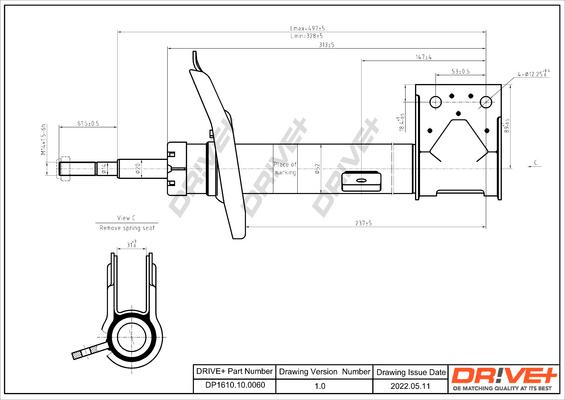 Dr!ve+ DP1610.10.0060 - Ammortizzatore autozon.pro