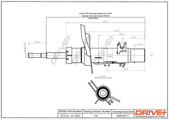 Dr!ve+ DP1610.10.0062 - Ammortizzatore autozon.pro