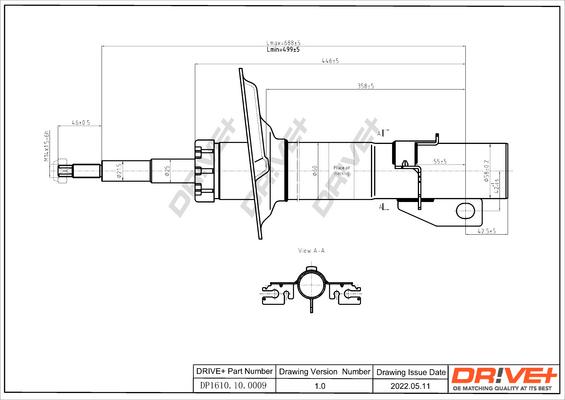 Dr!ve+ DP1610.10.0009 - Ammortizzatore autozon.pro