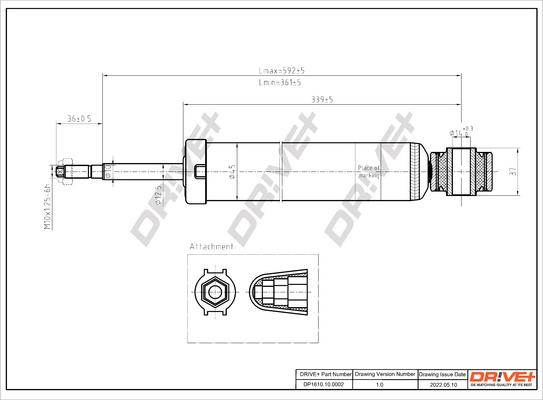 Dr!ve+ DP1610.10.0002 - Ammortizzatore autozon.pro