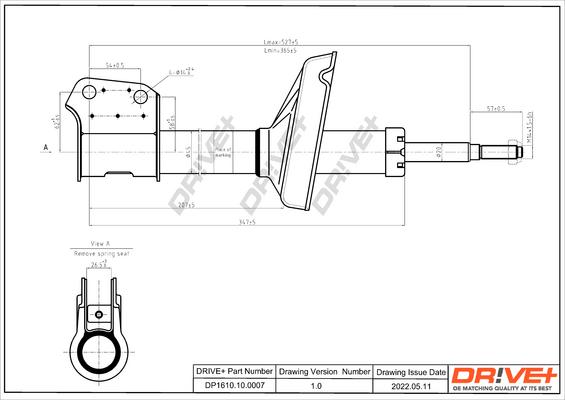 Dr!ve+ DP1610.10.0007 - Ammortizzatore autozon.pro