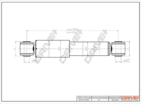 Dr!ve+ DP1610.10.0014 - Ammortizzatore autozon.pro