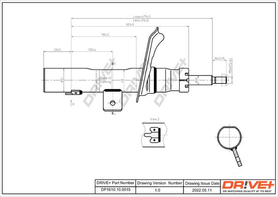 Dr!ve+ DP1610.10.0015 - Ammortizzatore autozon.pro