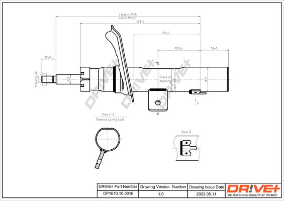 Dr!ve+ DP1610.10.0016 - Ammortizzatore autozon.pro