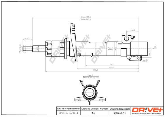 Dr!ve+ DP1610.10.0011 - Ammortizzatore autozon.pro